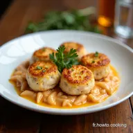 Aiguillettes de Poulet Sauce Rose La Provence dans votre assiette
