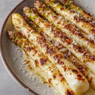 Asperges Blanches Au Four: C&oelig;ur Velout&eacute;