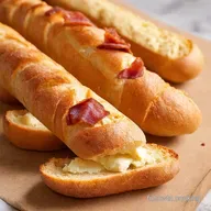Baguettes Savoureuses Lardons Fromage LAp&eacute;ro Gourmand Facile