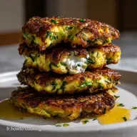 Beignets L&eacute;gers aux Courgettes Plat Et: Croustillants en 20 Min