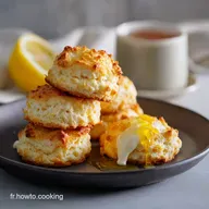 Biscuits L&eacute;gers au Yaourt et Citron : Moelleux et Rapides