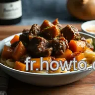 Boeuf Bourguignon Facile : Une Id&eacute;e Repas Classique et R&eacute;confortante