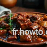 Boeuf Bourguignon Recette: Le Classique R&eacute;confortant et Facile!