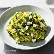 Boulghour Courgette Feta fa&ccedil;on Etchebest Simple et Gourmand