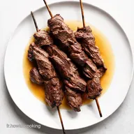 Brochettes de Boeuf Marin&eacute;es Le Go&ucirc;t de Paris Facile
