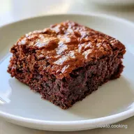 Brownie Cacao Sans Beurre en 30 Minutes