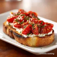Bruschetta au Four Tomate Mozzarella pour 4