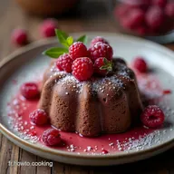 B&ucirc;che Framboise et Chocolat Recette Intense et L&eacute;g&egrave;re