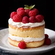 Recette de B&ucirc;che Pavlova Mon Dessert Festif aux Fruits Rouges