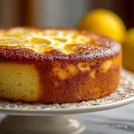 Cake L&eacute;ger au Citron et Yaourt Moelleux garanti le secret sans beurre