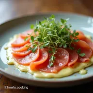 Carpaccio de SaintJacques &agrave; la Truffe Recette Facile et &Eacute;l&eacute;gante
