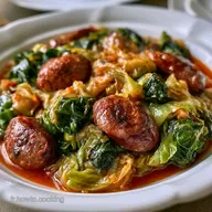 Chou Brais&eacute; Aux Saucisses pour 5 Portions