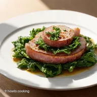 Chou Vert Brais&eacute; aux Saucisses Le Plat R&eacute;confortant Parfait
