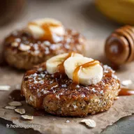 Recette express Cookies L&eacute;gers &agrave; la Banane et Avoine Moelleux Sans Beurre