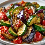 Courgette Aubergine Tomate en 40 Minutes