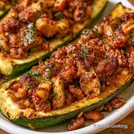 Courgettes Farcies Airfryer au B&oelig;uf