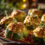 Courgettes Farcies Lgres Proven&ccedil;ales Recette Facile Minceur
