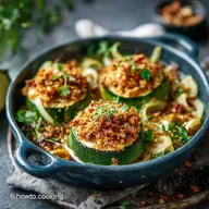 Courgettes rondes farcies au crumble la recette estivale croustillante