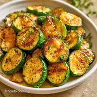 Courgettes R&ocirc;ties au Thym pour 4