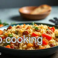 Couscous M&eacute;diterran&eacute;en aux L&eacute;gumes R&ocirc;tis : Une Recette Familiale Facile