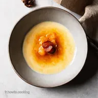 Cr&egrave;me Br&ucirc;l&eacute;e Potimarron Chorizo Savoureuse LAutomne en Ramequin