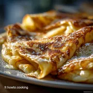 Cr&ecirc;pe aux Pommes L&eacute;g&egrave;re Recette ultrafacile et sans beurre