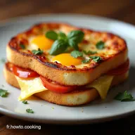 Croque Monsieur Fa&ccedil;on Pizza Le Gratin&eacute; Facile et Rapide