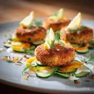 Croquettes L&eacute;g&egrave;res de Saumon et Courgette AnethCitron Sans Friture