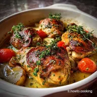 Recette de Cuisine Traditionnelle au Poulet: Caramelisation Ma&icirc;tris&eacute;e