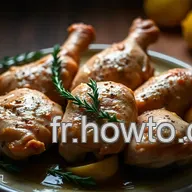 Cuisse de Poulet au Four: Recette Facile au Thym et Citron