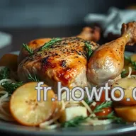 Recette cuisse de poulet r&ocirc;tie aux herbes de Provence : Simple et Savoureuse !