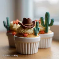 Cupcakes de Cowboy pour 12 P. Recette Am&eacute;ricaine