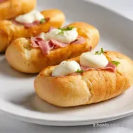 DemiBaguettes au Jambon et Mozzarella Un D&eacute;lice Bistro Facile