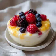 Dessert aux Fruits Frais et Lait en 5 Minutes