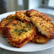 Escalope de Poulet Pan&eacute;: Crispy Baked in 20 Minutes