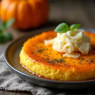 Flan &agrave; la Courge et Parmesan Rustique Recette dAutomne Simple