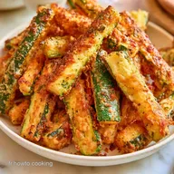 Frites De Courgettes Au Air Fryer Au Parmesan