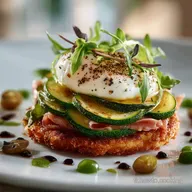 Galettes courgettes jambon et mozzarella croustillantes c&oelig;ur mozza fondant