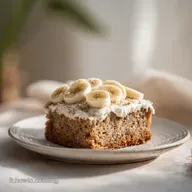 G&acirc;teau Di&eacute;t&eacute;tique aux Flocons d'Avoine et Banane en 45 Minutes