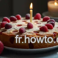 Mon G&acirc;teau d'Anniversaire &Eacute;clatant : Vanille et Fruits Rouges