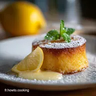 G&acirc;teau de Semoule au Citron Fondant : Recette Moelleuse et Parfumee