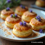 Recette de G&acirc;teaux &agrave; la Lavande et aux Amandes Moelleux Provence