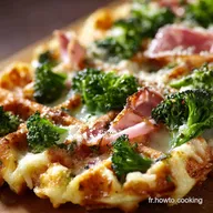 Gaufres brocoli jambon et mozzarella : Recette facile et croustillante