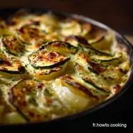 Gratin L&eacute;ger de P&acirc;tes aux Courgettes Recette Facile &agrave; la Ricotta
