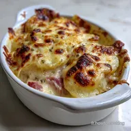 Gratin Pommes Terre Jambon : La Recette Fran&ccedil;aise Ultra Cr&eacute;meuse au Comt&eacute;