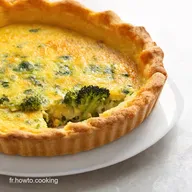Quiche BrocoliComt&eacute; Facile Le Brunch Parfait