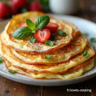 Cr&ecirc;pes &agrave; la Farine de Ma&iuml;s Rustiques et Faciles