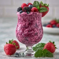 Milkshake &Agrave; La Myrtille en 5 Minutes