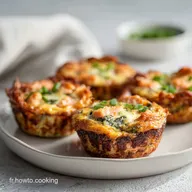 Mini Quiches Poireaux Saumon Fum&eacute; Sans P&acirc;te : Recette en 40 min