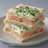 Mini Sandwich Saumon Fum&eacute; en 15 Minutes